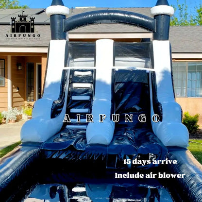 Commercial Grade Inflatable Water Slide with Splash Pool Bouncy Castle for Adults and Kids Includes Blower Customization