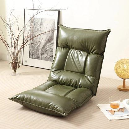 Foldable Floor Chair with Back Support 42 Adjustable Positions for Home And Office Use