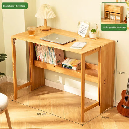 Foldable Computer Desk Home Desktop Desk Simple Desk Bedroom Workbench Simple Learning Writing Desk