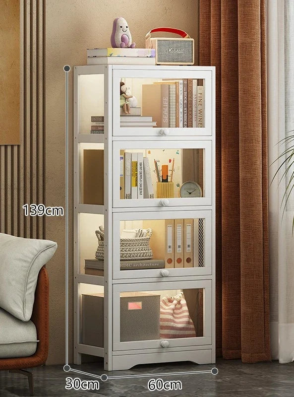 Figure transparent acrylic storage box display cabinet LEGO POP MART non-glass ornament shelf display cabinet