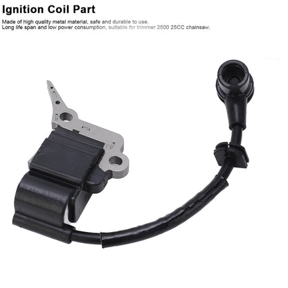 Chainsaw Accessory Ignition Coil Accessory Chainsaw Ignition Coil Part Trimmer 2500 25CC Spares Accessory for Garden Power Tools