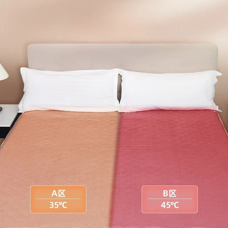 Electric Heated Blanket Dual Control Waterproof Quick Heating Machine Washable Single Double King Queen Home Use OEM Wholesale