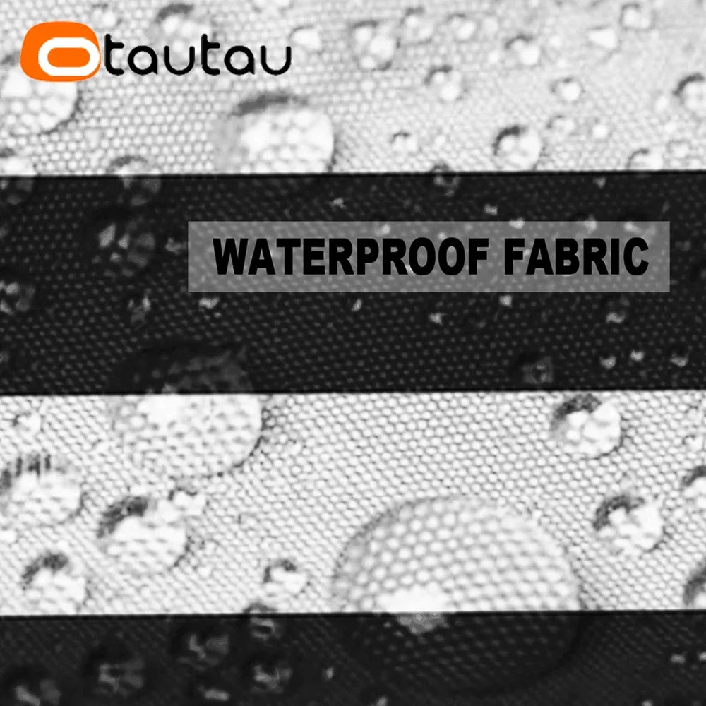 OTAUTAU Outdoor Sofa Cushion Cover Without Filler Swim Pool Beach Throw Pillowcase Soft Waterproof Stripe Oxford Pillow KD021