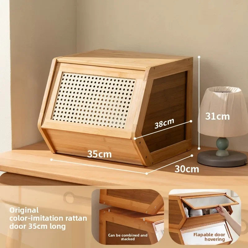 Bucket cabinet, storage cabinet, bedroom, living room, bookshelf, toys, snacks, storage and sorting cabinet can be stacked