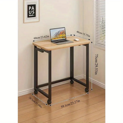 Folding small desk, bedroom desk, student's simple writing desk