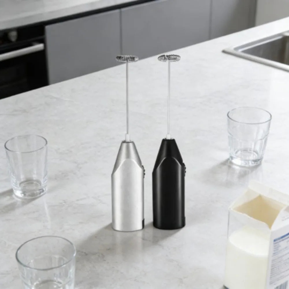 Handheld Electric Milk Frother, Wireless Mini Whisk and Mixer for Coffee, Cappuccino Maker, Kitchen Blender and Stirrer Tool