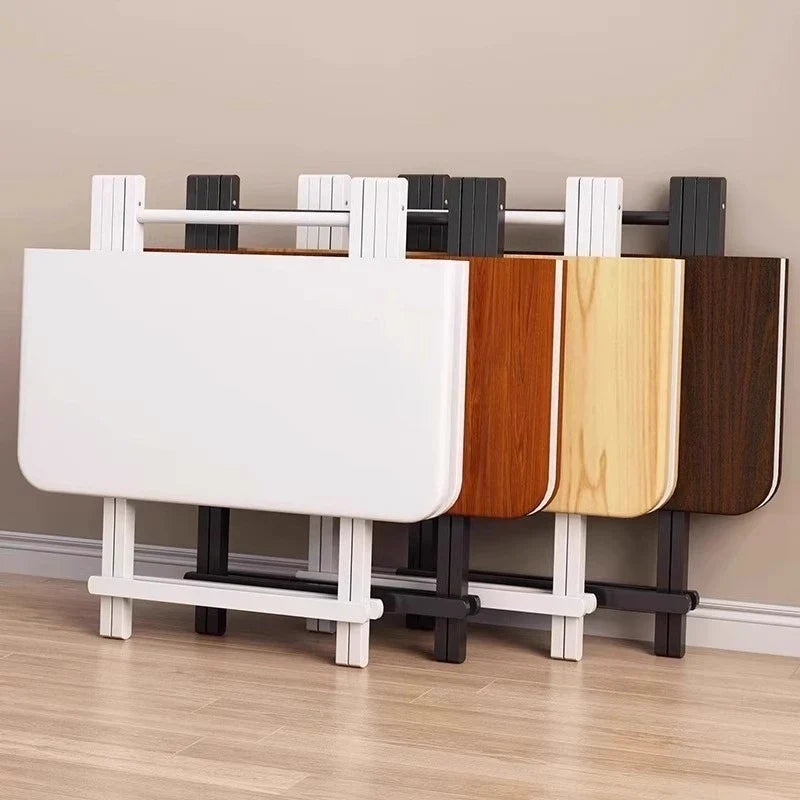 Folding Dining Table Portable 80X80Cm Compact Square Lightweight Carry Handle Easy Setup Small Apartment Home Office Camping