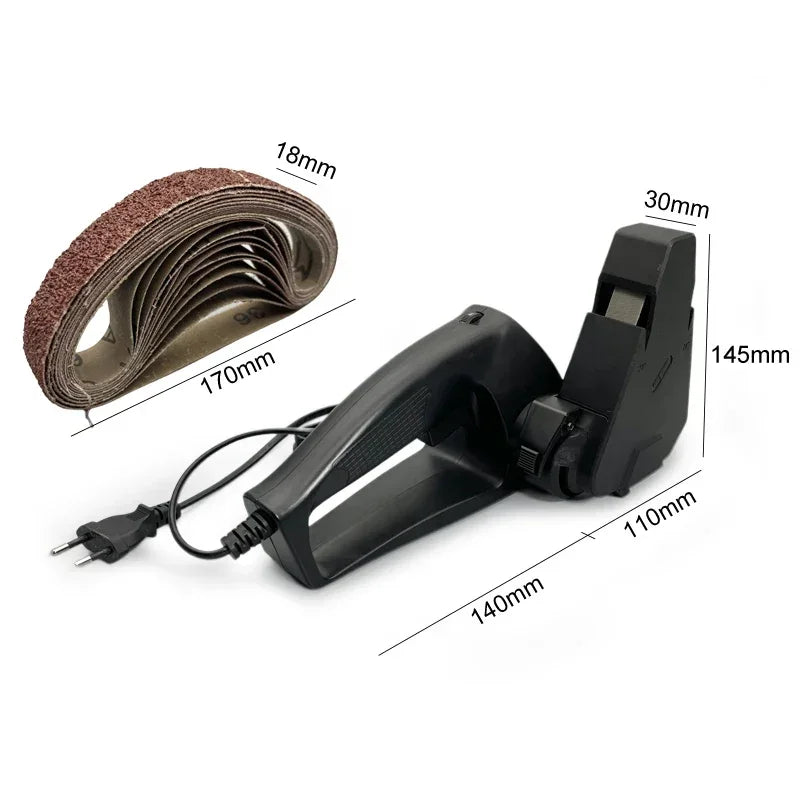 Professional Electric Knife Sharpener Grinder Sand Belts Kitchen Sharpening Machine Honing System Carpenter Tools 2022 NEW