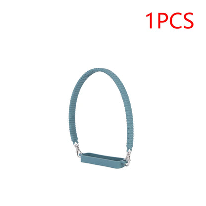 Soft Silicone Water Bottle Handle Silicone Portable Thermo Bottle Sling Carrier Holder With Strap for  Stanley Cup Accessories