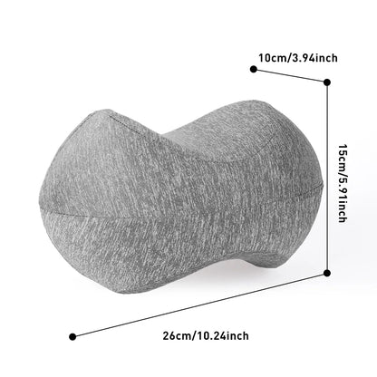 Olive-shaped memory foam pregnant woman leg pillow, knee pillow, side sleeping leg compression, office, universal
