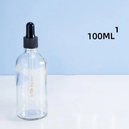 Dropper Bottles With Scale Reagent Eye Drop Transparent Glass Aromatherapy Liquid Pipette Bottle Refillable Bottles Travel
