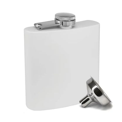 6 oz Stainless Steel Hip Flask with Funnel Leakproof Hip Flask For Alcohol Liquor Bulk Wedding Party Whiskey Flask YY208
