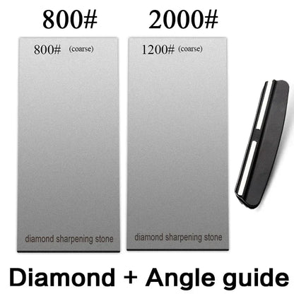 120/600/1500/3000 set Diamond sharpening stone base kitchen whetstone blade sharp bar Apex edge musat knife sharper flakes board