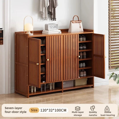 Shoe cabinet for home use, doorstep storage cabinet, wall facing hallway, indoor entrance, rental room, multi-layer shoe rack