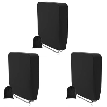 1/2 Pcs Folding Reclining Chair Cover Waterproof Dustproof Anti-UV Sun Lounger Cover 93x82 cm Furniture Covers for Outdoor Patio