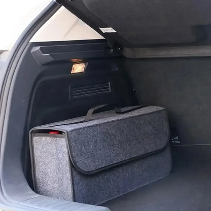 Car Trunk Storage Bag Organizing Storage Bag Trunk Organizer Car Gadget Foldable Storage Box Large Anti Slip Hand-held Tool Bag