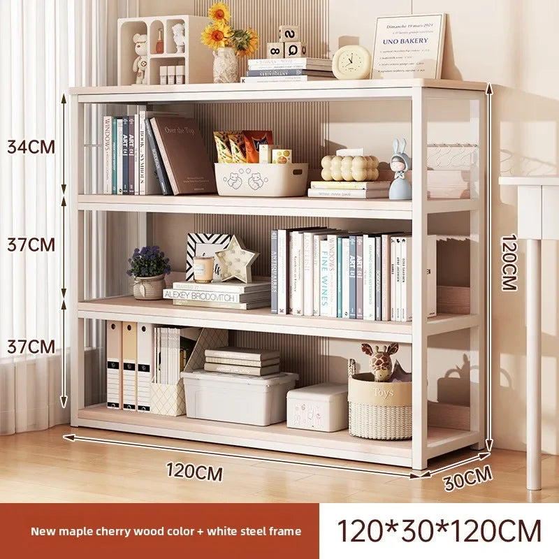 Bookshelf Shelf Integrated Wall Multi-layer Storage Rack Bedroom Wall Bay Window Display Cabinet Office Shelf