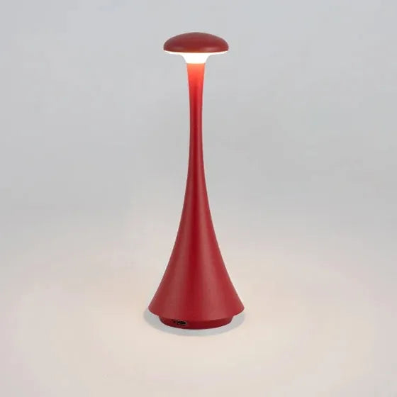 New Arrival Mushroom Table Lamp Rechargeable Wireless touch Lamp Creative Lamp USB-C Desk Lamp Hotel Bedroom Atmosphere Light