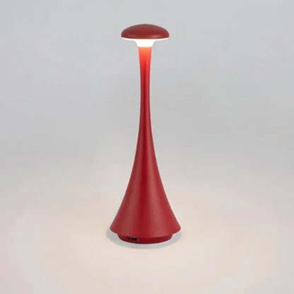 New Arrival Mushroom Table Lamp Rechargeable Wireless touch Lamp Creative Lamp USB-C Desk Lamp Hotel Bedroom Atmosphere Light