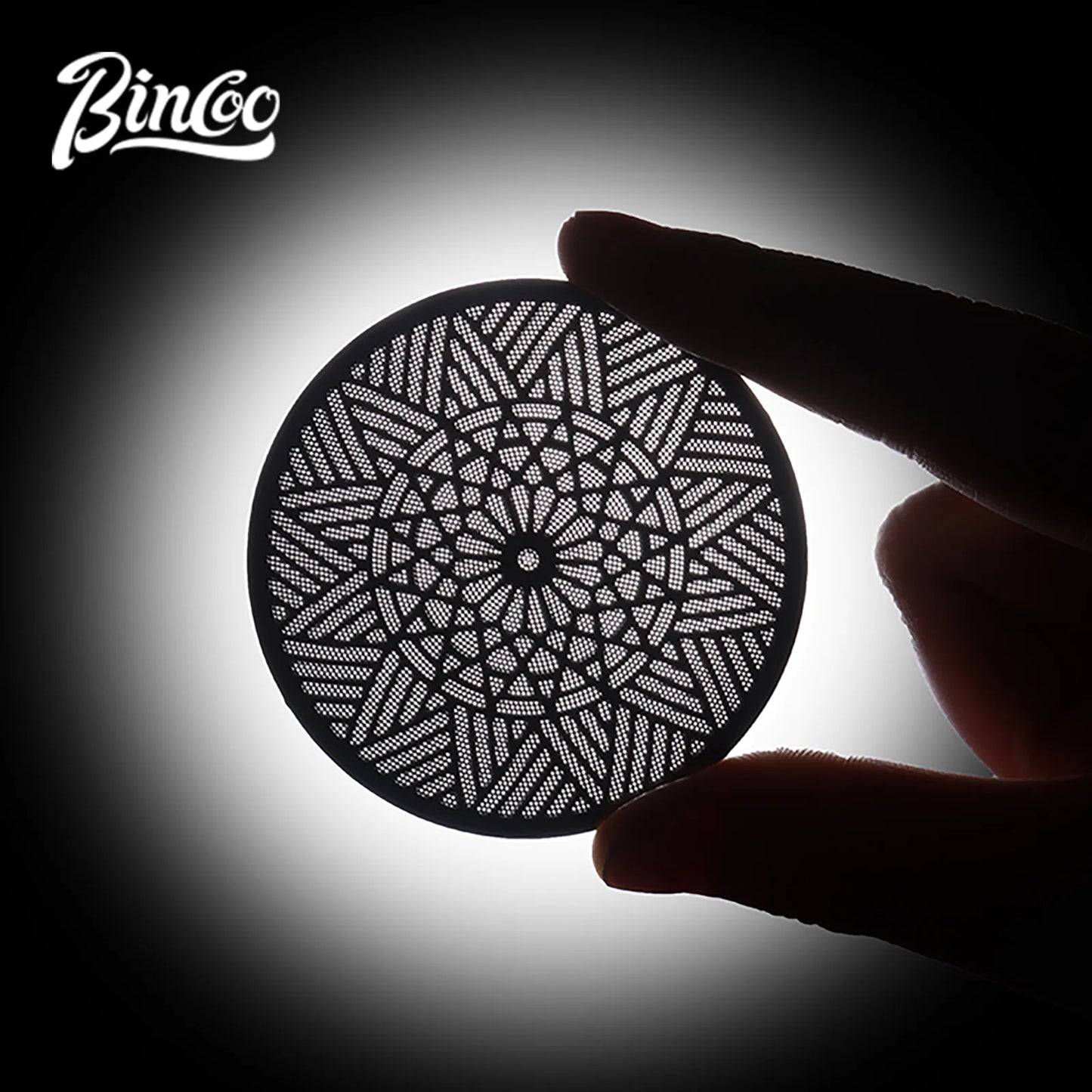 Bincoo 51/58mm Espresso Portafilter Dispersion Plate Stainless Steel Sintered Shower Screen Even Extraction Upgrade Accessories