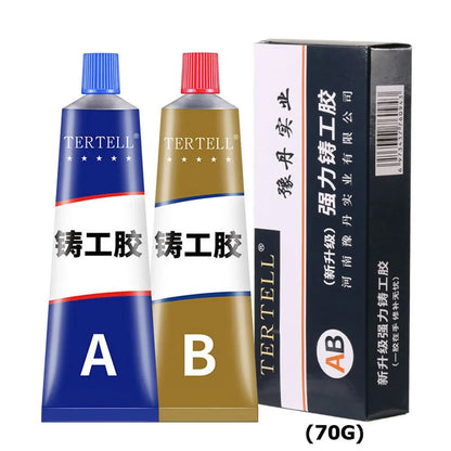 2pcs Bonding Sealant Extrusion Heat Resistant Glue Liquid Weld Aging Resistance Multi-function for Hard Plastics and Ceramics