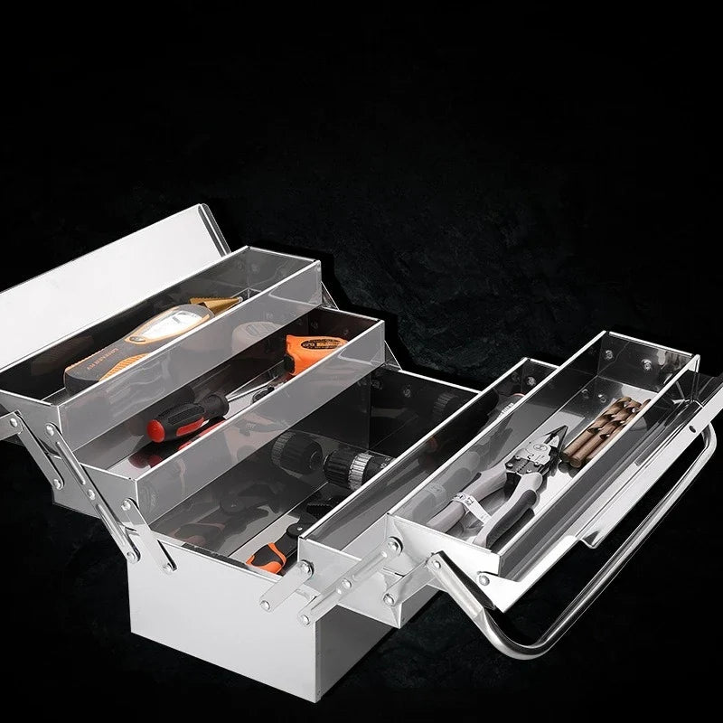 Durable Stainless Steel Tool Organizer Box Portable and Space Saving Design Tool Box Organizer Caja De Herramientas Electricista