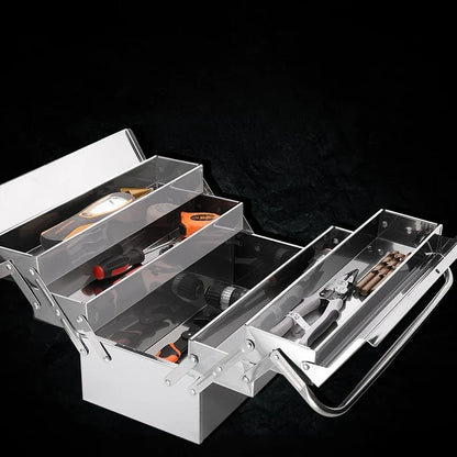 Durable Stainless Steel Tool Organizer Box Portable and Space Saving Design Tool Box Organizer Caja De Herramientas Electricista
