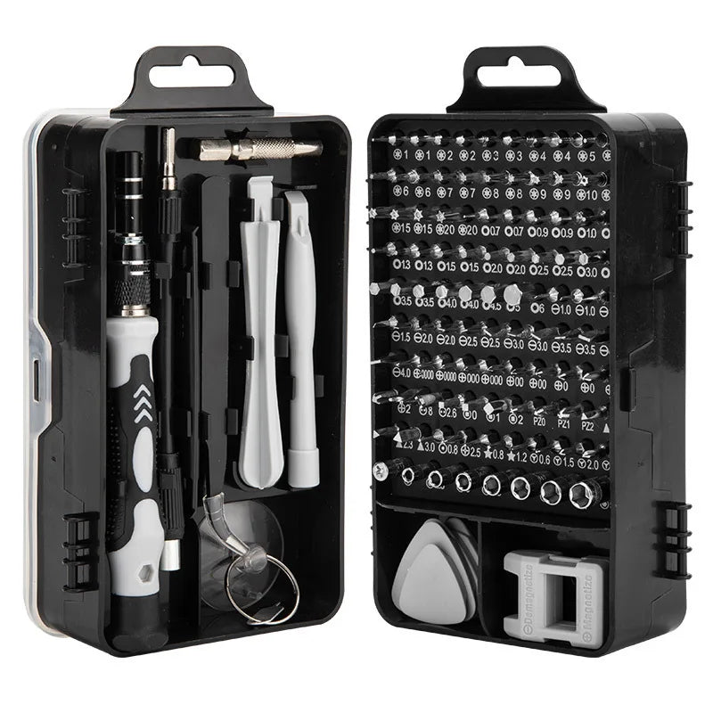 115pcs Cross-border Watch, Computer Mobile Phone Disassembly Repair Hardware Tools Screwdriver Set Electronic equipment Tool Kit