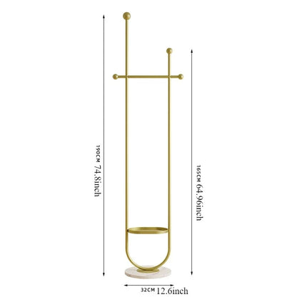 Stand Portable Clothes Rack Bedroom Floor Holder Clothes Hanger Hat Rack Home Modern Perchero De Pie Clothing Store Furniture