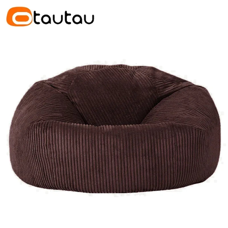 OTAUTAU Corduroy Bean Bag Cover DD025【No Filler Inside! You Need To Buy Filler By Yourself !】