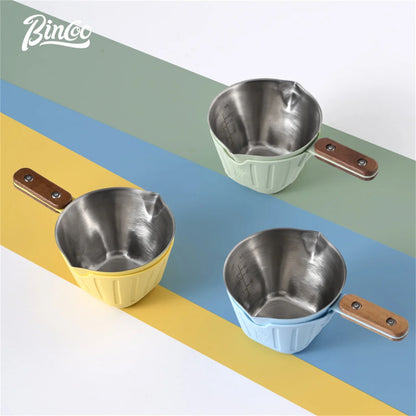 Bincoo Multi Color Espresso Shot Glass, 304 Stainless Steel with Heat Resistant Design and Precise Measurement Scale for Barista