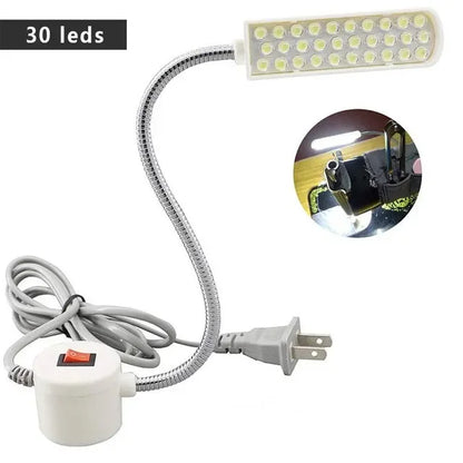 10/20/30 Industrial Lighting LED Sewing Machine Night Lights Home With Magnetic Flexible Adjustable For Base Adsorbed Work Lamps