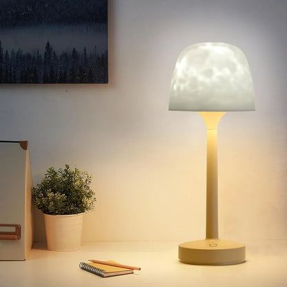 Projection Lamp HighFooted Water Ripple Table Lamp LED Aurora Projector With Remote Control Indoor Romantic And Interesting Gift