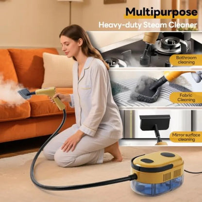 Handheld Steam Cleaner 10s Fast Handheld Heating Steamer for Cleaning 15-in-1 High Pressure Steam Cleaner for Home and Kitchen