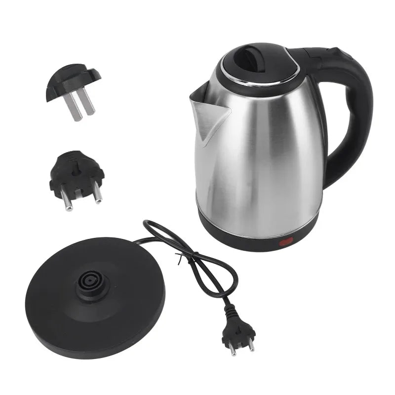 Electric Kettle 2L with Auto Shut-Off, Stainless Steel Fast Boiling Water Boiler for Tea & Coffee