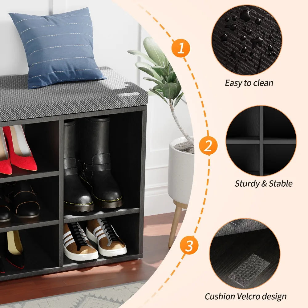 Shoe Bench Storage Bench Entryway Bench Shoe Storage Organizer