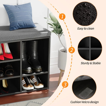 Shoe Bench Storage Bench Entryway Bench Shoe Storage Organizer