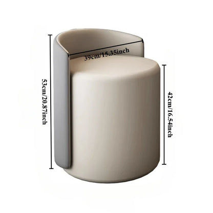 Makeup Stool, Household Dressing Table Stool, Modern Living Room Low Round Stool