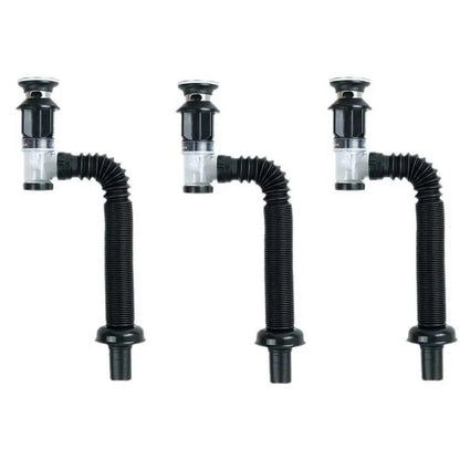 1-3PCS Multi Functional Universal Drain Hand Wash Basin Drain Pipe Basin Drain Pipe Non Adhesive Kitchen Drain Extension Pipe