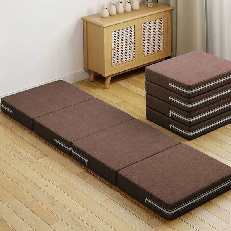 Four-fold memory foam mattress, high-elasticity memory foam mattress, single-person folding mattress, tatami soft mat, guest mat