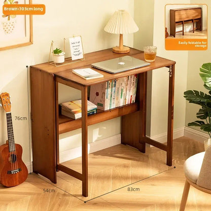 Foldable Computer Desk Home Desktop Desk Simple Desk Bedroom Workbench Simple Learning Writing Desk