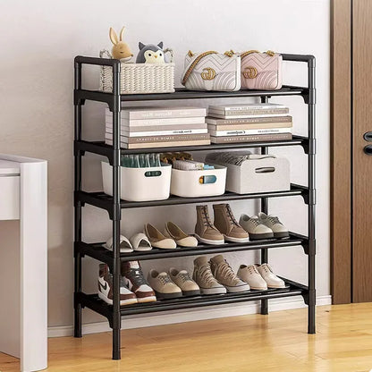 Simple shoe rack household multi-functional multi-storey doorway indoor and outdoor storage rack student dormitory storage rack