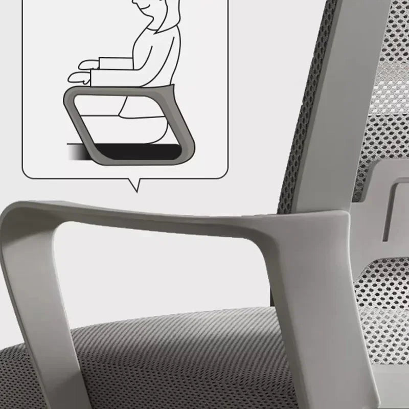 Height-Adjustable Recliner Chair - Ergonomic Rocking Office Chair with Wheels, Multi-Purpose Armchair for Living Room