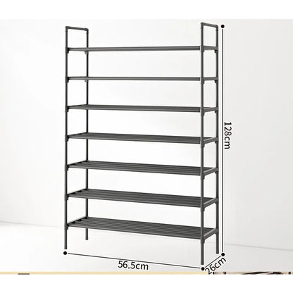 Simple shoe rack household multi-functional multi-storey doorway indoor and outdoor storage rack student dormitory storage rack