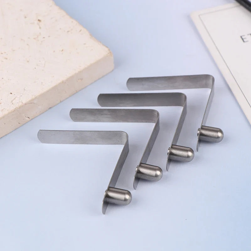 10Pcs 6*9mm Double Single Hollow Button Clips Kayak Paddle Snap Spring Clip Tent Pole Tube Lock Awning Telescopeic Shrapnel