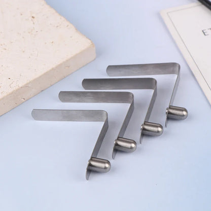 10Pcs 6*9mm Double Single Hollow Button Clips Kayak Paddle Snap Spring Clip Tent Pole Tube Lock Awning Telescopeic Shrapnel