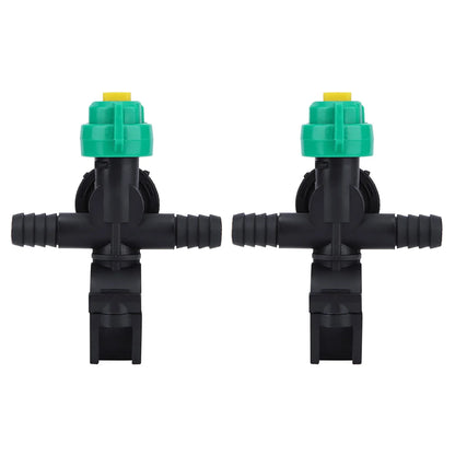 2Pcs External Thread Agricultural Sprayer Fan Shaped Spraying Nozzle for Agriculture