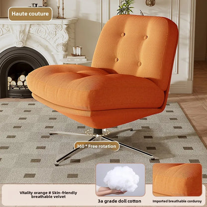 Single sofa chair light luxury medieval Bauhaus living room leisure chair bedroom lazy sofa