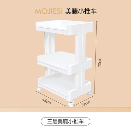 Hairdressing Storage Professional Aesthetic Cart Wheels Beauty Salon Tray Salon Equipment Furniture Commercial Furniture