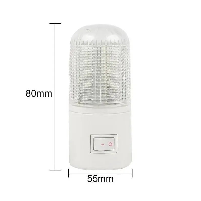 1/2PCS LED Night Light US/EU Plug Energy Saving Room Lamp Living Room Bedroom Corridor Home Lighting Bedside Indoor Night Lights
